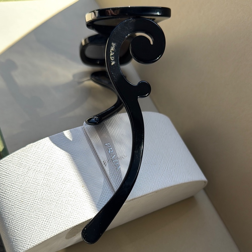 Prada Black Baroque Women's Sunglasses - Picture 2 of 12